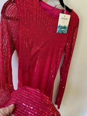 red fleece dresses Qulqfy Fleece Women Dresses Maxi Casual Red Long Sleeve Pockets Warm Lounge Dresses Women Fall Dresses XL, Women's